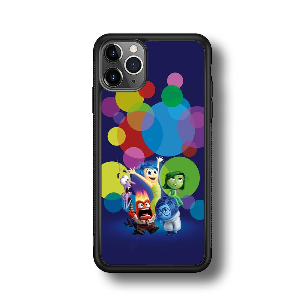 Inside Out Paradise of Mind iPhone 11 Pro Max Case-Rubber Black (2D Case)-Oxvistore