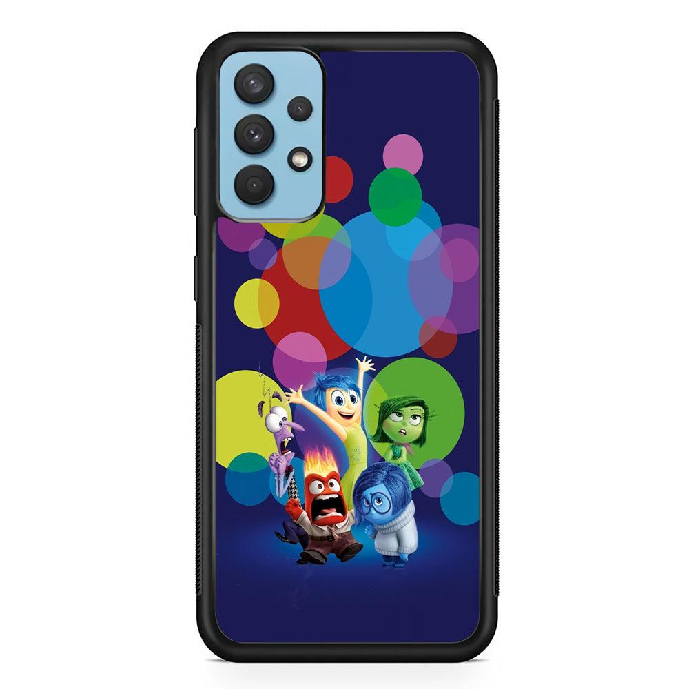 Inside Out Paradise of Mind Samsung Galaxy A32 Case-Rubber Black (2D Case)-Oxvistore