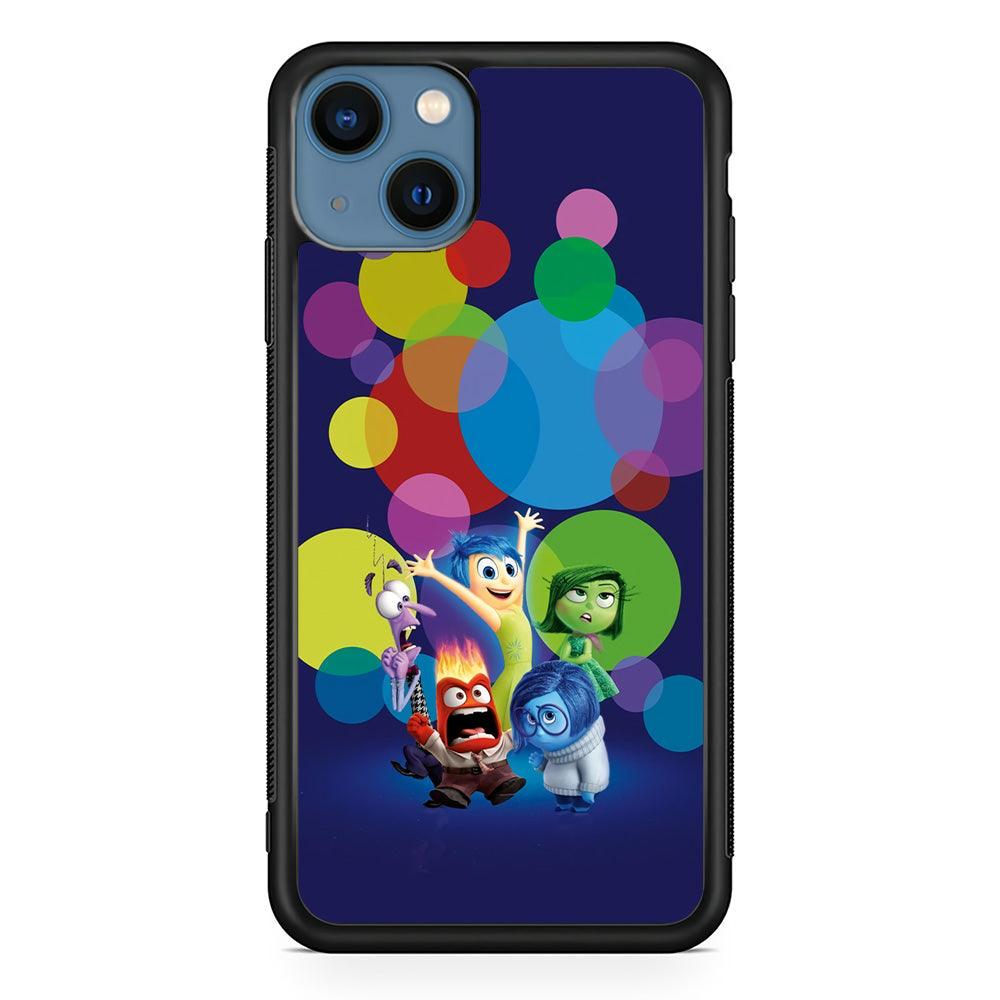 Inside Out Paradise of Mind iPhone 14 Case-Rubber Black (2D Case)-Oxvistore