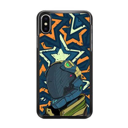 Intergalactic Hunter iPhone X Case-Oxvistore