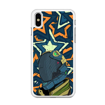 Intergalactic Hunter iPhone X Case-Oxvistore