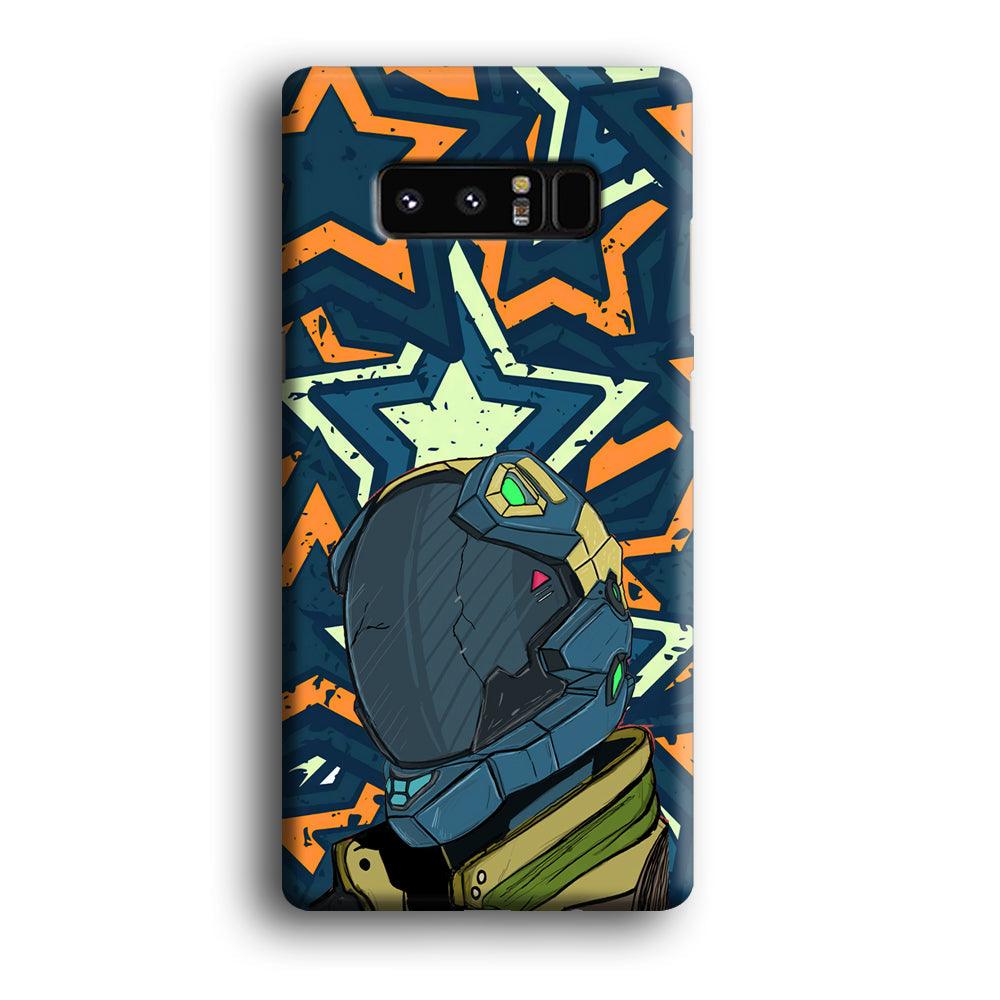 Intergalactic Hunter Samsung Galaxy Note 8 Case-Oxvistore