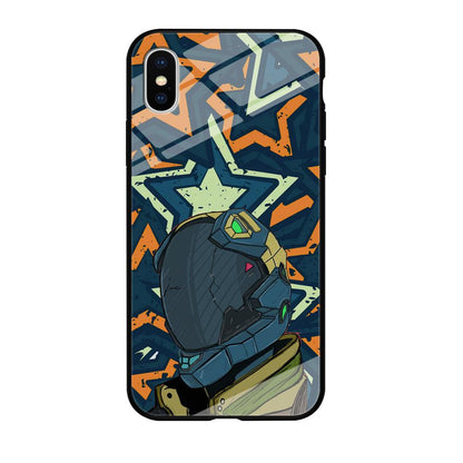 Intergalactic Hunter iPhone X Case-Oxvistore