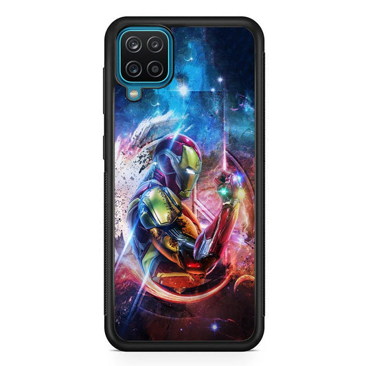 Iron Man Hold The Stone of Infinity Samsung Galaxy A12 Case-Oxvistore