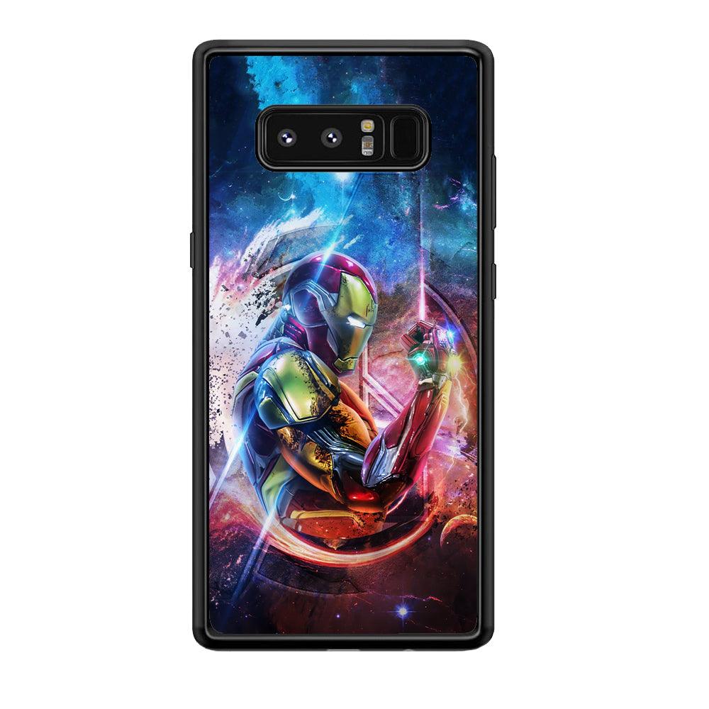 Iron Man Hold The Stone of Infinity Samsung Galaxy Note 8 Case-Oxvistore