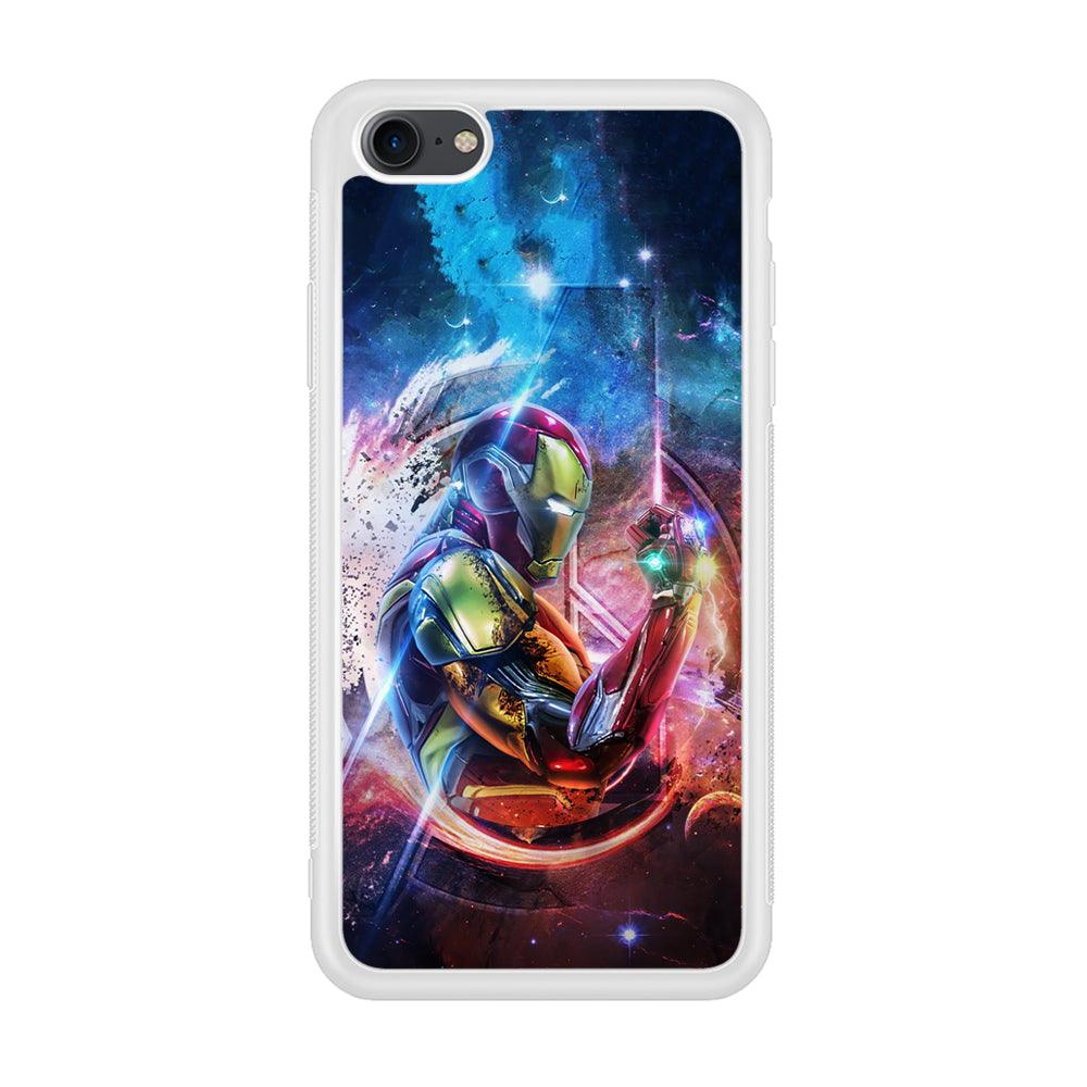 Iron Man Hold The Stone of Infinity iPhone 8 Case-Oxvistore