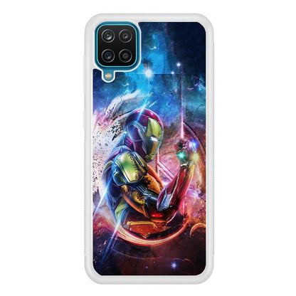 Iron Man Hold The Stone of Infinity Samsung Galaxy A12 Case-Oxvistore