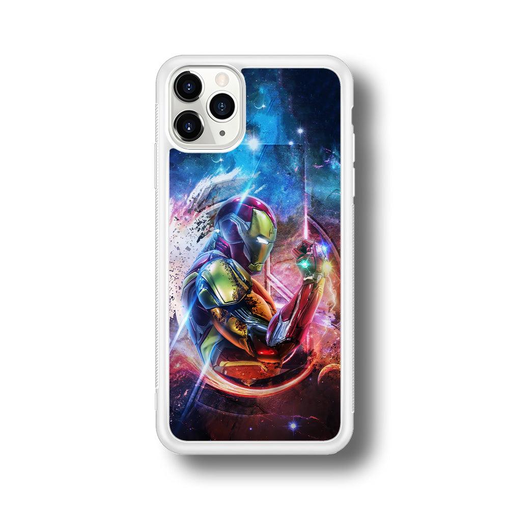 Iron Man Hold The Stone of Infinity iPhone 11 Pro Case-Oxvistore