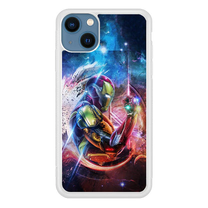 Iron Man Hold The Stone of Infinity iPhone 13 Case-Oxvistore