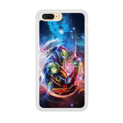 Iron Man Hold The Stone of Infinity iPhone 8 Plus Case-Oxvistore