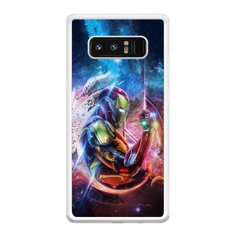 Iron Man Hold The Stone of Infinity Samsung Galaxy Note 8 Case-Oxvistore