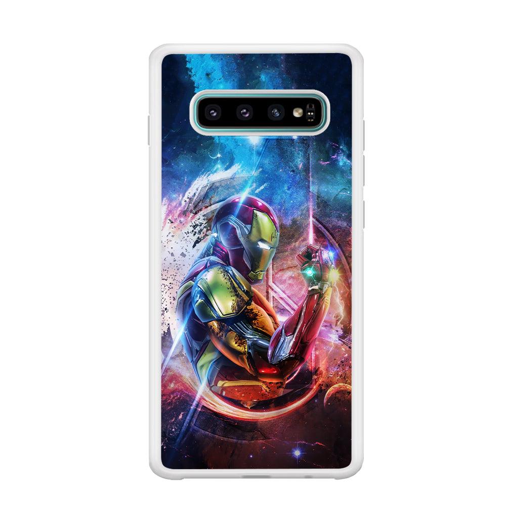 Iron Man Hold The Stone of Infinity Samsung Galaxy S10 Plus Case-Oxvistore