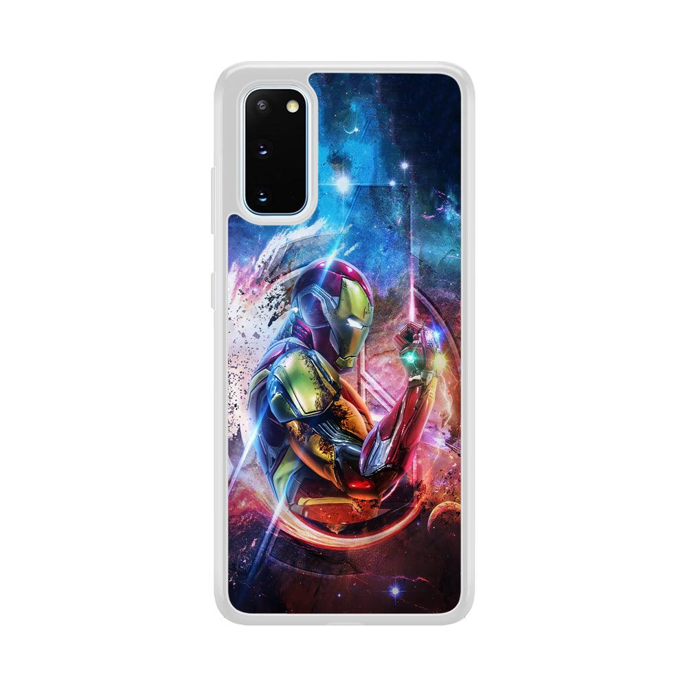 Iron Man Hold The Stone of Infinity Samsung Galaxy S20 Case-Oxvistore