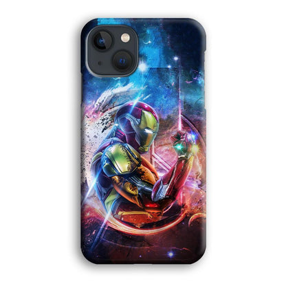 Iron Man Hold The Stone of Infinity iPhone 13 Case-Oxvistore