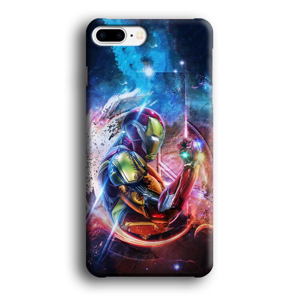 Iron Man Hold The Stone of Infinity iPhone 8 Plus Case-Oxvistore