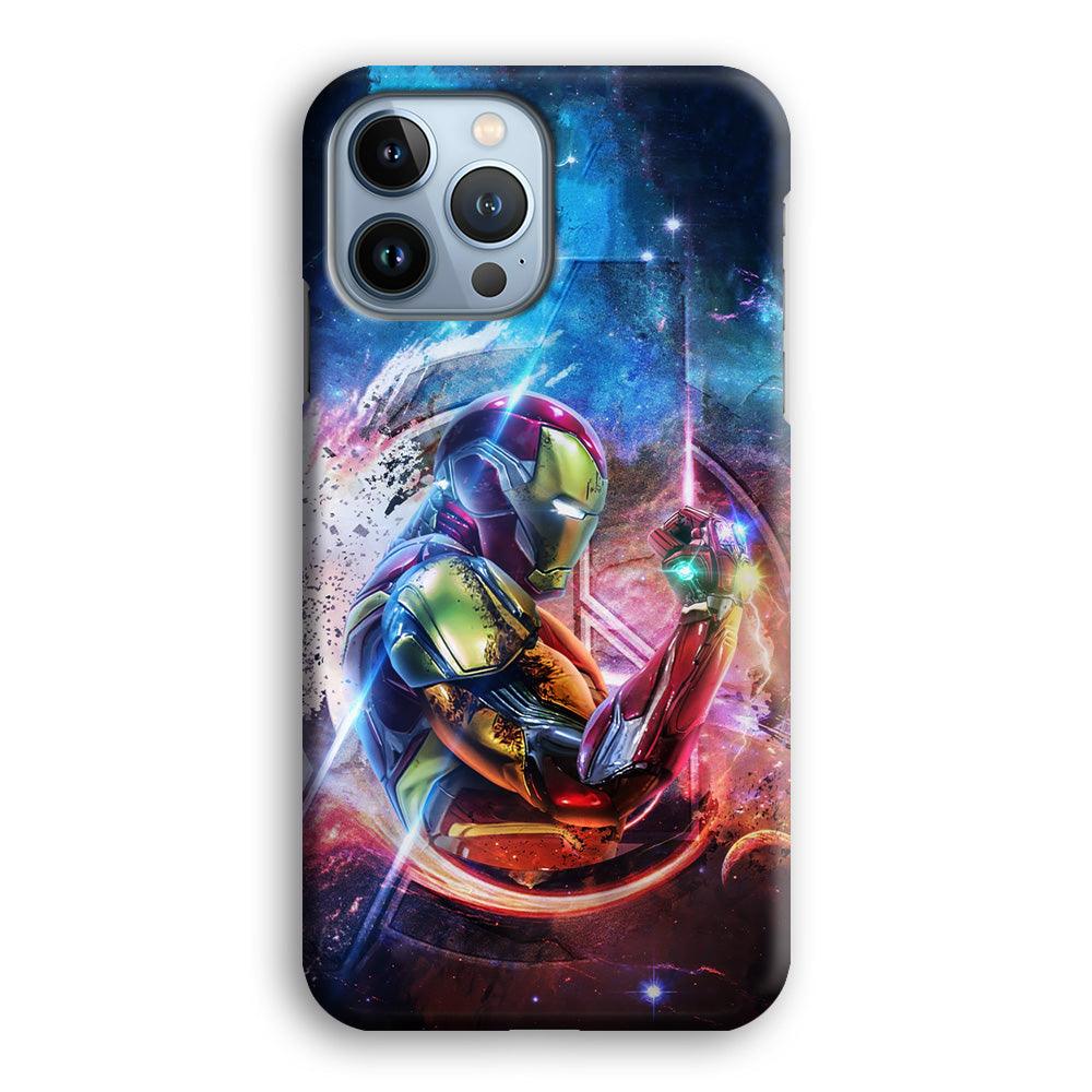 Iron Man Hold The Stone of Infinity iPhone 13 Pro Case-Oxvistore