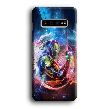 Iron Man Hold The Stone of Infinity Samsung Galaxy S10 Plus Case-Oxvistore