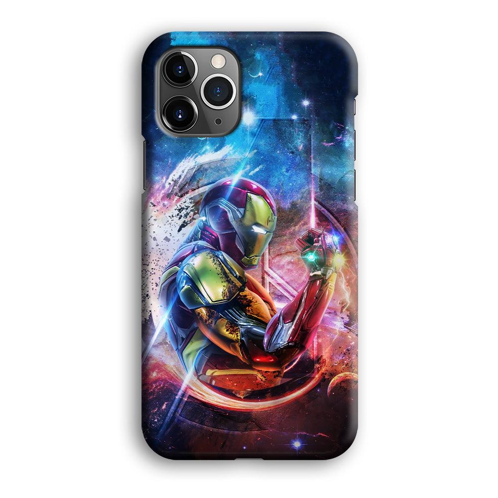 Iron Man Hold The Stone of Infinity iPhone 12 Pro Case-Oxvistore