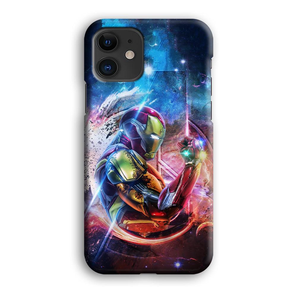 Iron Man Hold The Stone of Infinity iPhone 12 Case-Oxvistore