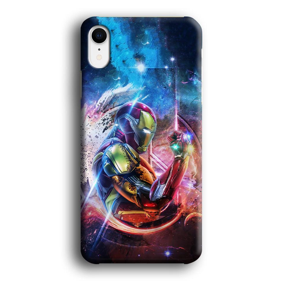 Iron Man Hold The Stone of Infinity iPhone XR Case-Oxvistore