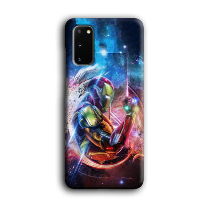 Iron Man Hold The Stone of Infinity Samsung Galaxy S20 Case-Oxvistore