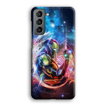 Iron Man Hold The Stone of Infinity Samsung Galaxy S21 Case-Oxvistore