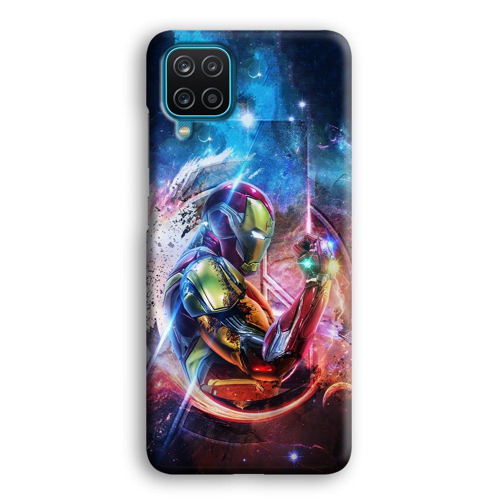 Iron Man Hold The Stone of Infinity Samsung Galaxy A12 Case-Oxvistore