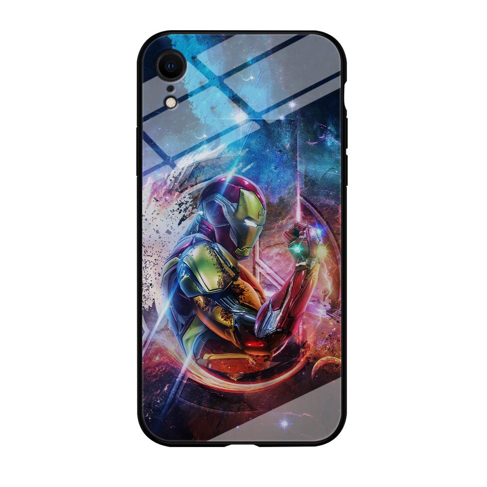 Iron Man Hold The Stone of Infinity iPhone XR Case-Oxvistore