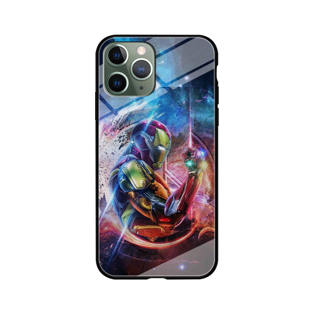 Iron Man Hold The Stone of Infinity iPhone 11 Pro Case-Oxvistore