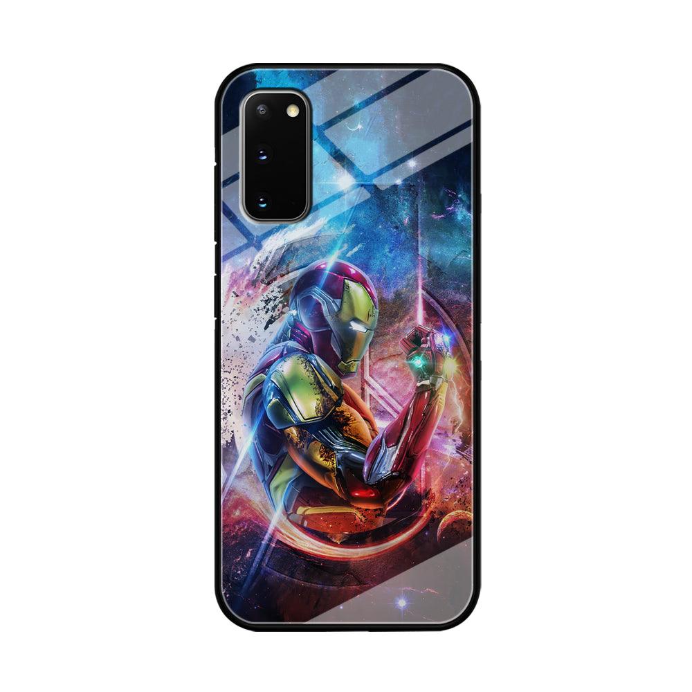 Iron Man Hold The Stone of Infinity Samsung Galaxy S20 Case-Oxvistore