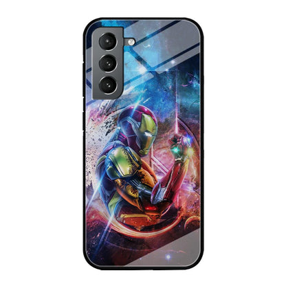 Iron Man Hold The Stone of Infinity Samsung Galaxy S21 Case-Oxvistore