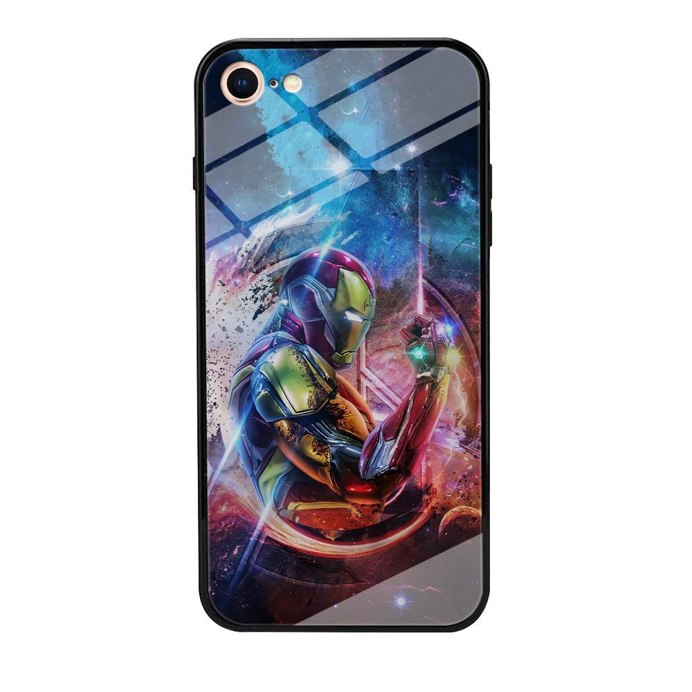 Iron Man Hold The Stone of Infinity iPhone 8 Case-Oxvistore