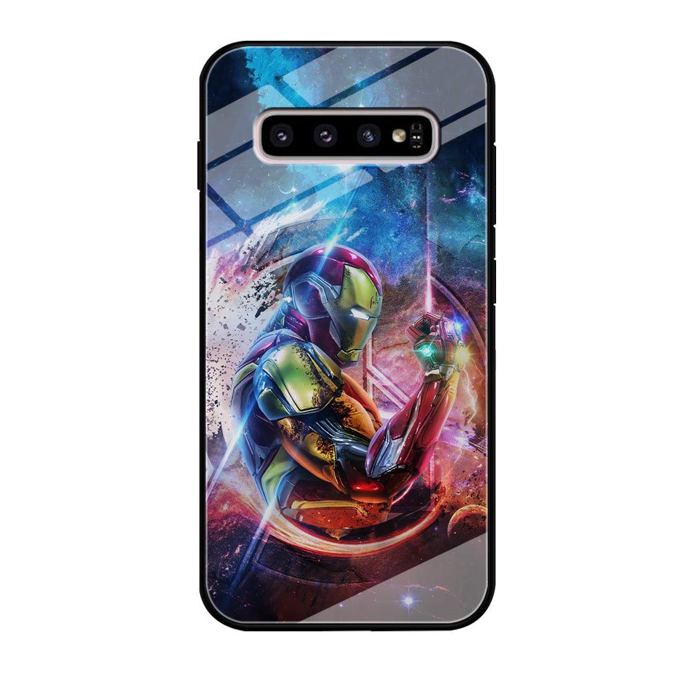 Iron Man Hold The Stone of Infinity Samsung Galaxy S10 Plus Case-Oxvistore