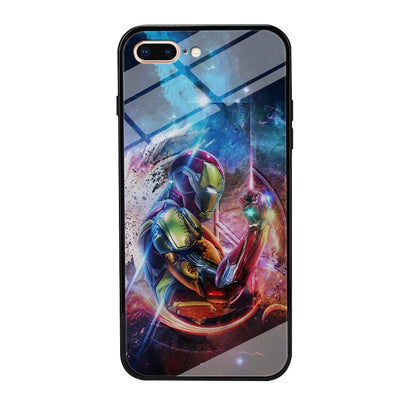 Iron Man Hold The Stone of Infinity iPhone 8 Plus Case-Oxvistore