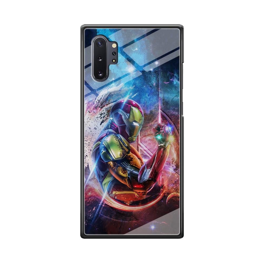 Iron Man Hold The Stone of Infinity Samsung Galaxy Note 10 Plus Case-Oxvistore