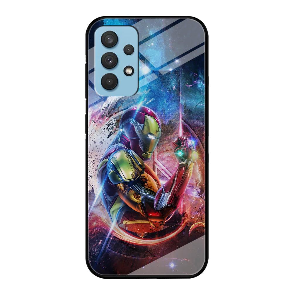 Iron Man Hold The Stone of Infinity Samsung Galaxy A32 Case-Oxvistore