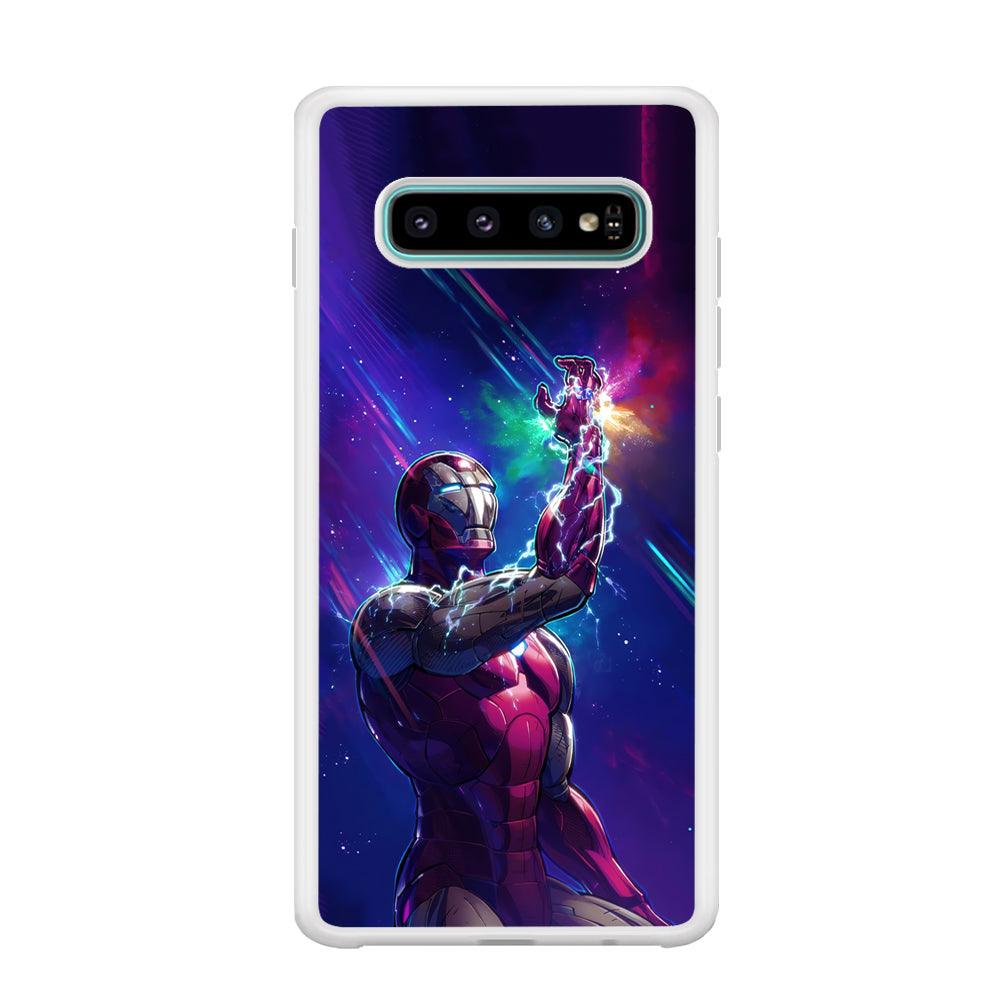 Iron Man Power of Infinity Samsung Galaxy S10 Plus Case-Oxvistore