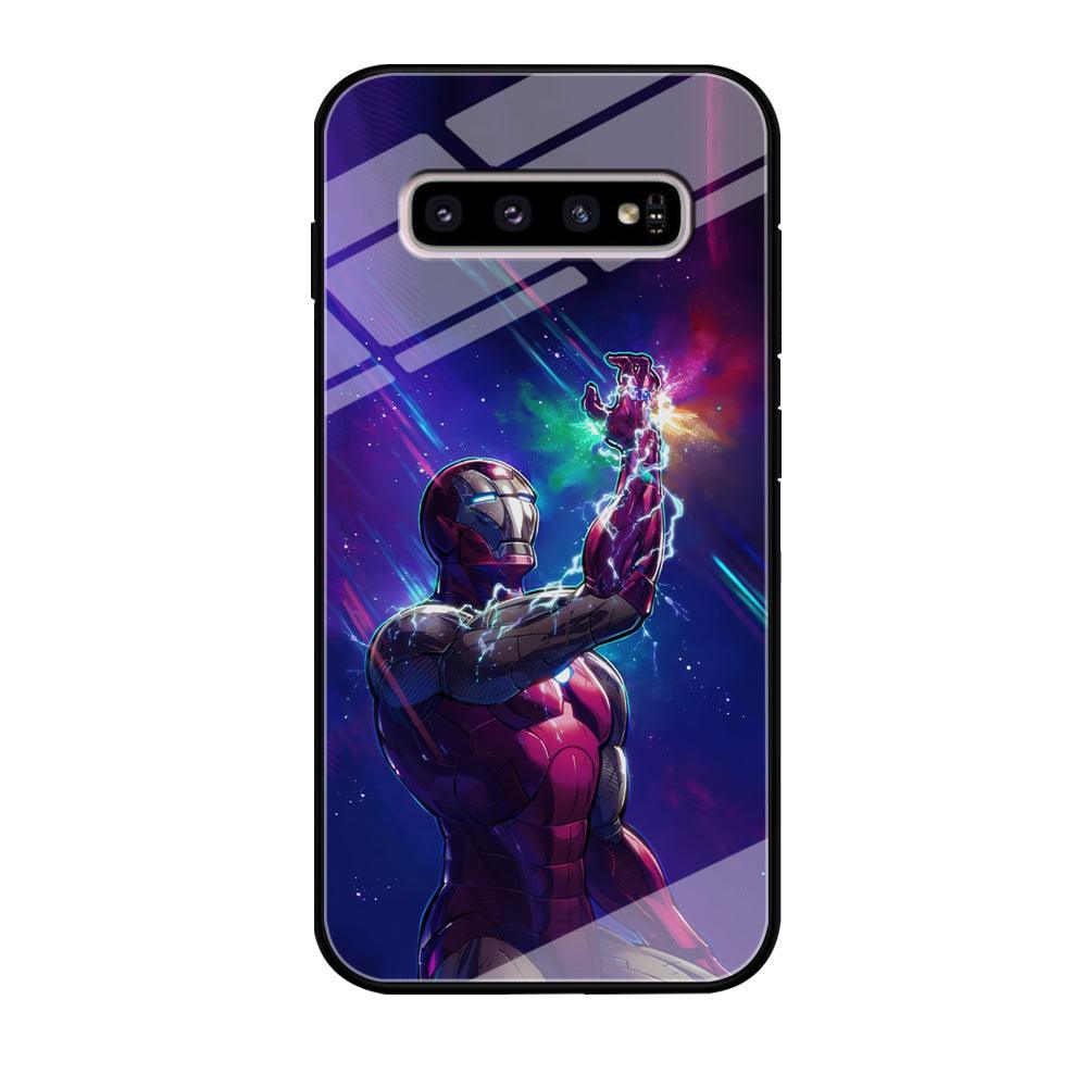 Iron Man Power of Infinity Samsung Galaxy S10 Plus Case-Oxvistore