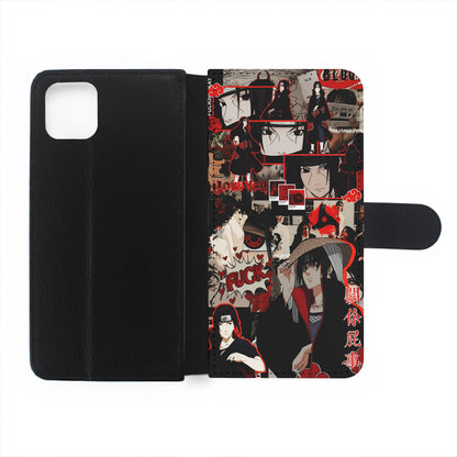 Itachi Uchiha Akatsuki Aesthetic Flip Wallet Phone Case