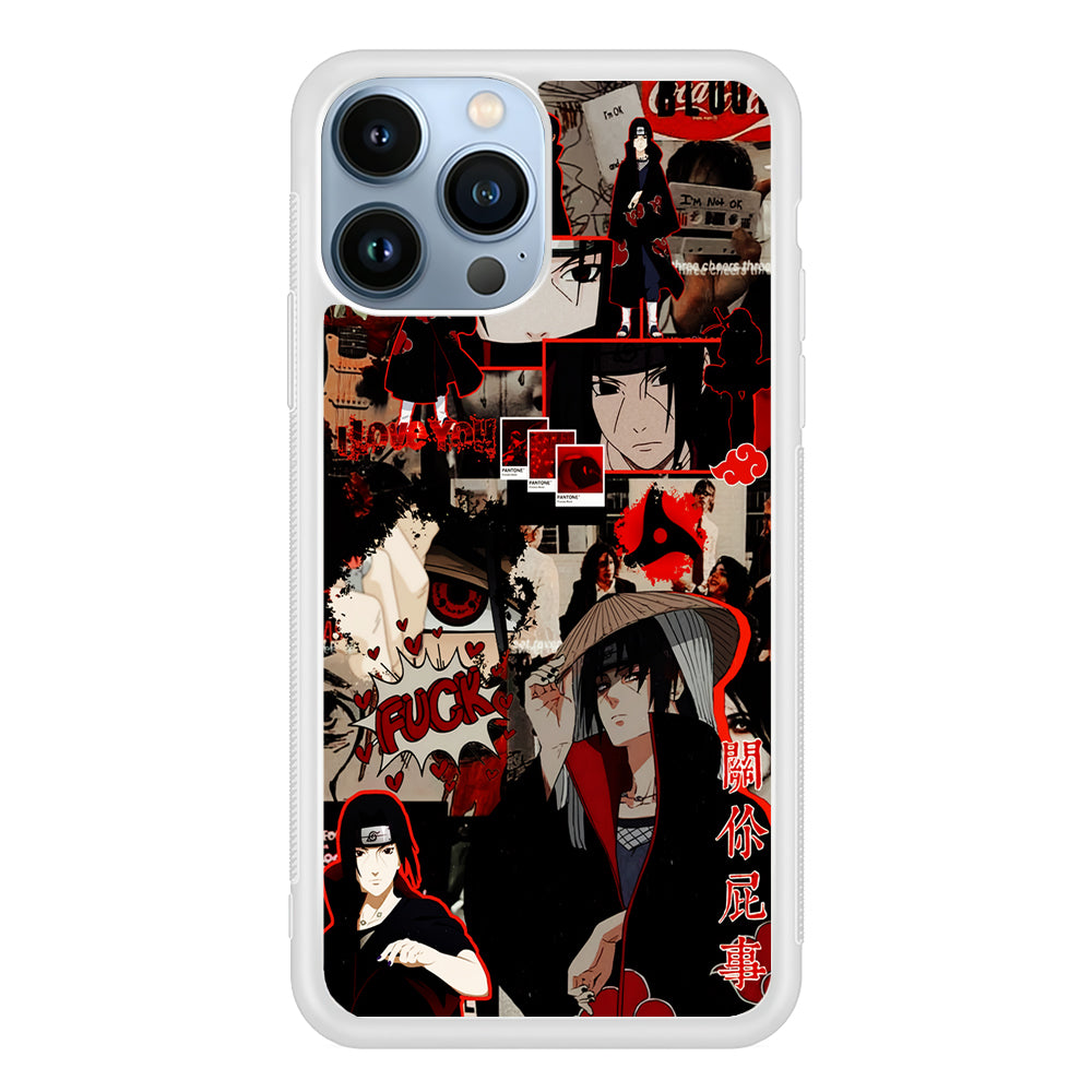 Itachi Uchiha Akatsuki Aesthetic 2D Rubber Phone Case