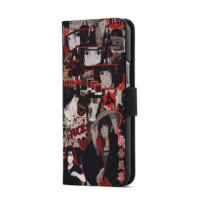 Itachi Uchiha Akatsuki Aesthetic Flip Wallet Phone Case