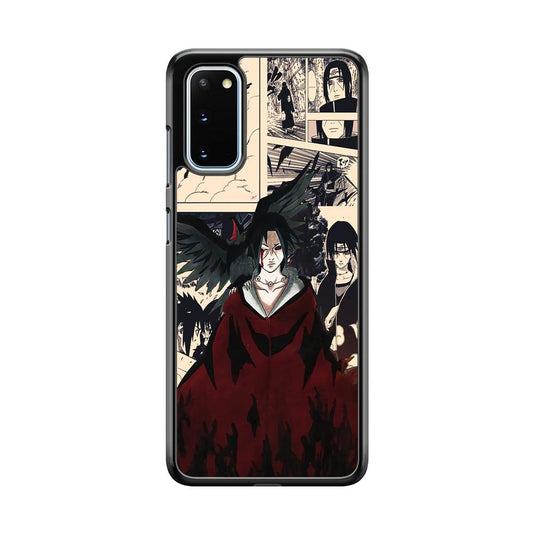 Itachi The Edo Tensei Breaker Samsung Galaxy S20 Case-Rubber Black (2D Case)-Oxvistore