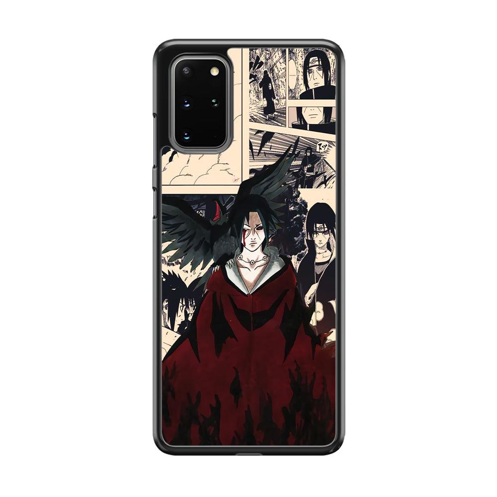 Itachi The Edo Tensei Breaker Samsung Galaxy S20 Plus Case-Rubber Black (2D Case)-Oxvistore
