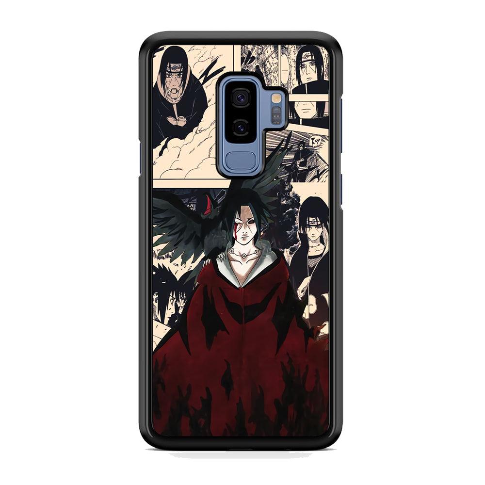 Itachi The Edo Tensei Breaker Samsung Galaxy S9 Plus Case-Rubber Black (2D Case)-Oxvistore
