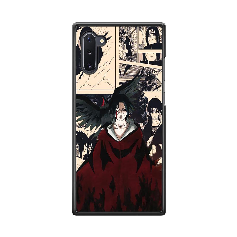 Itachi The Edo Tensei Breaker Samsung Galaxy Note 10 Case-Rubber Black (2D Case)-Oxvistore