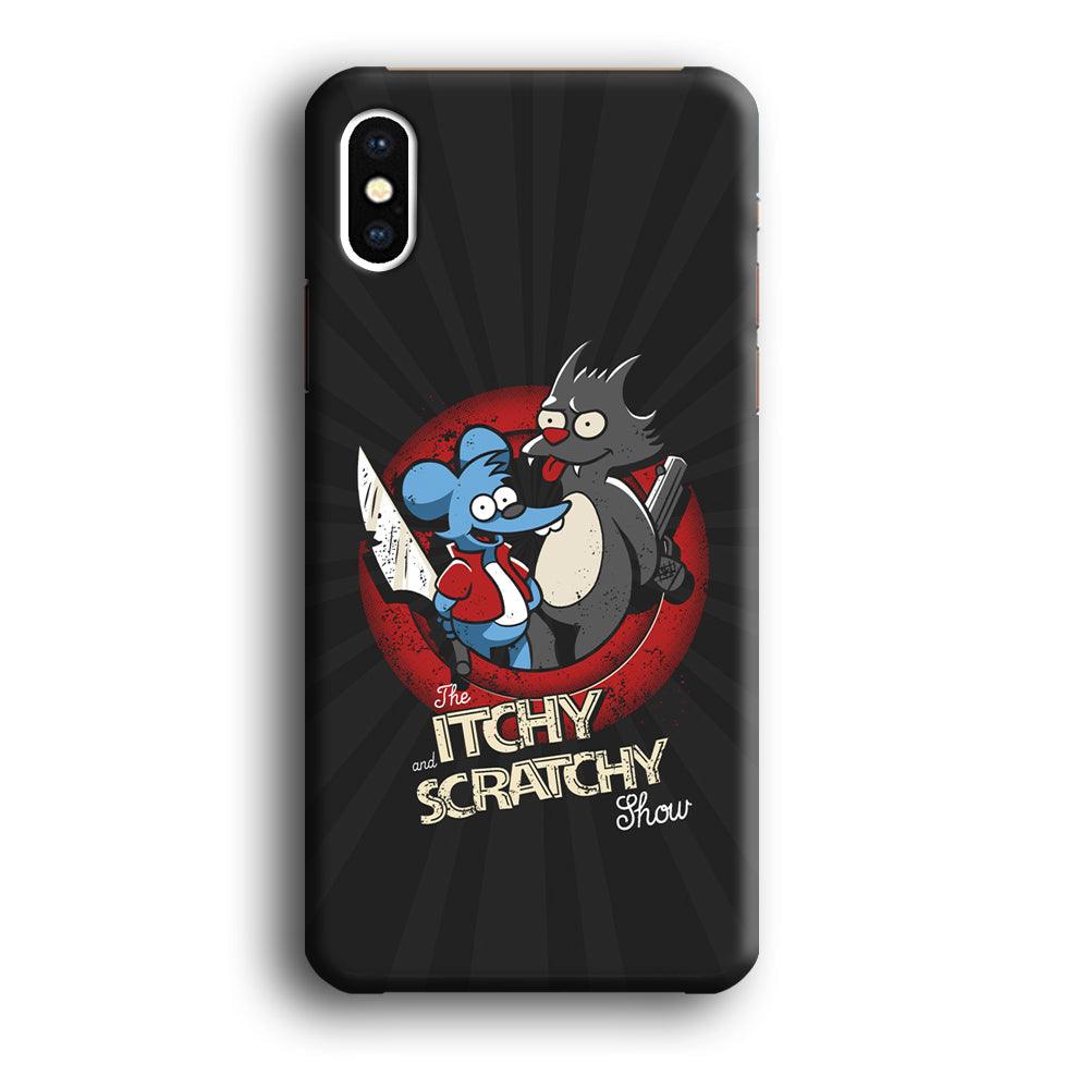 Itchy and Scratchy The Killer iPhone X Case-Oxvistore