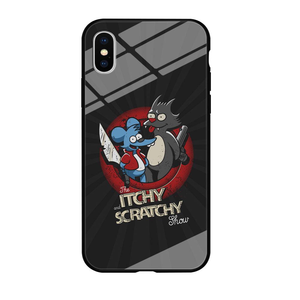 Itchy and Scratchy The Killer iPhone X Case-Oxvistore