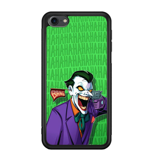 Joker Bang Your Enemy iPod Touch 6 Case-Rubber Black (2D Case)-Oxvistore