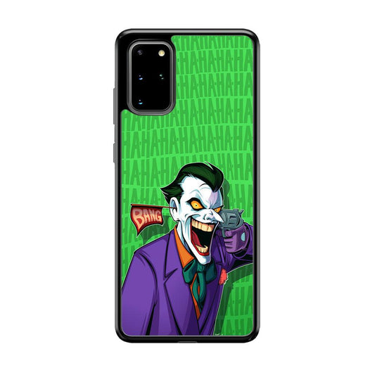 Joker Bang Your Enemy Samsung Galaxy S20 Plus Case-Rubber Black (2D Case)-Oxvistore