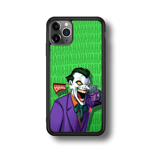 Joker Bang Your Enemy iPhone 11 Pro Max Case-Rubber Black (2D Case)-Oxvistore